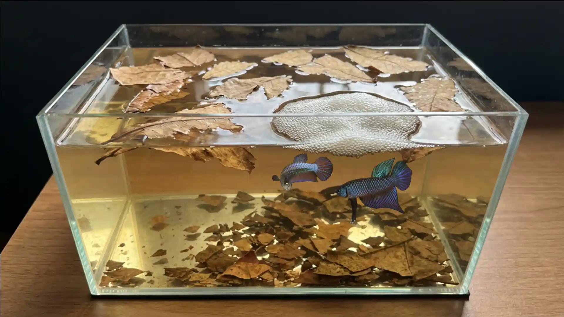 Smaragdina betta sexing guide body and egg spot markers
